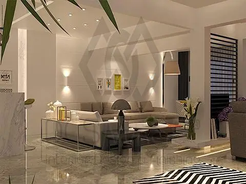 غرف استقبال مساحات صغيرة